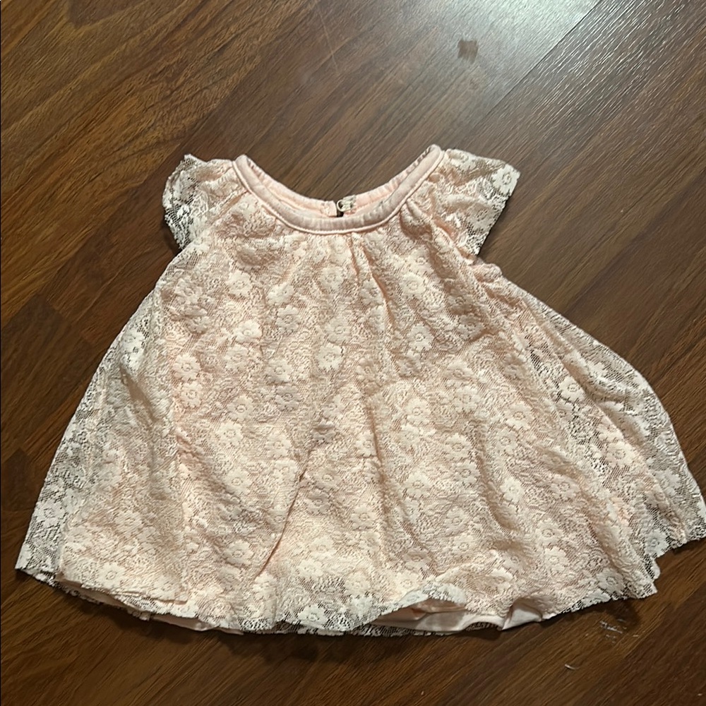 Pink Lace Baby Dress
